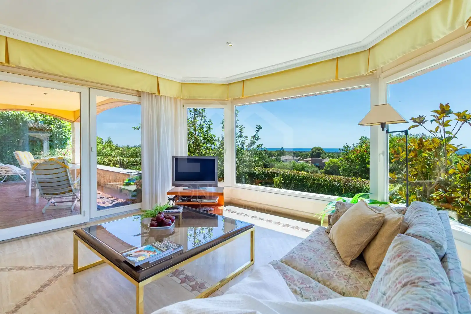 Sala de estar de Casa o chalet de alquiler en Mont-roig del Camp con Aire acondicionado, Calefacción y Jardín privado
