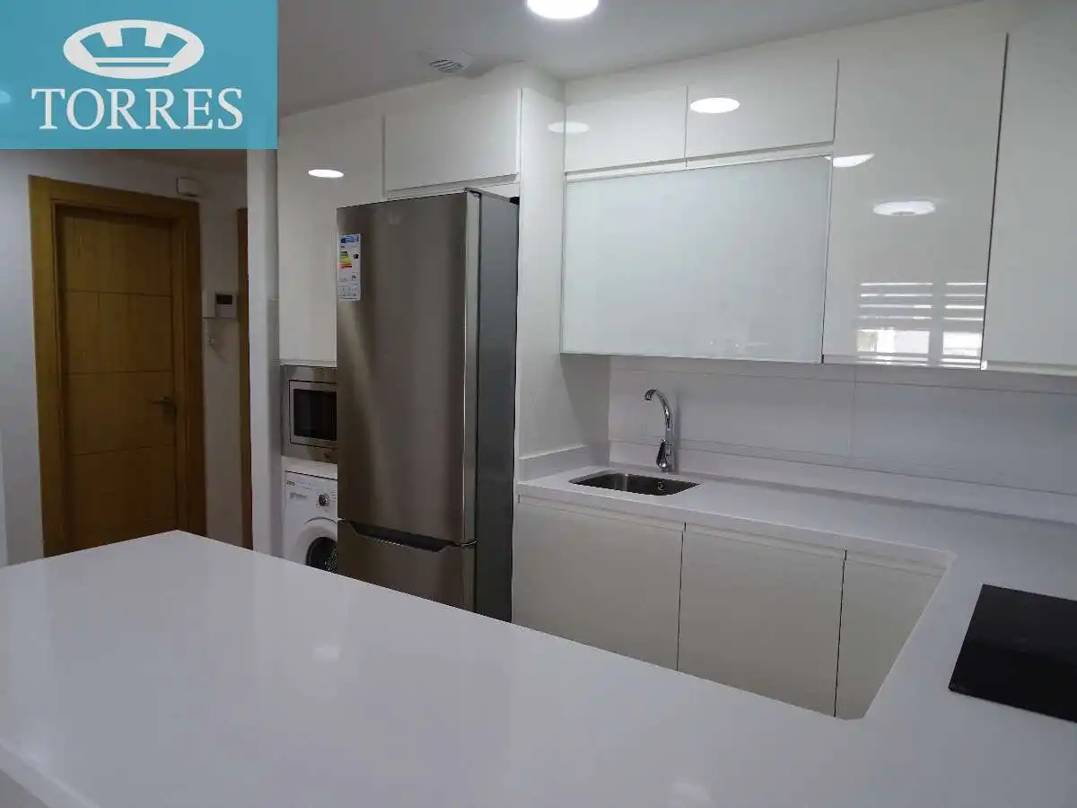 Kitchen of Flat for rent in Granada  with Heating, Parquet flooring and Terrace