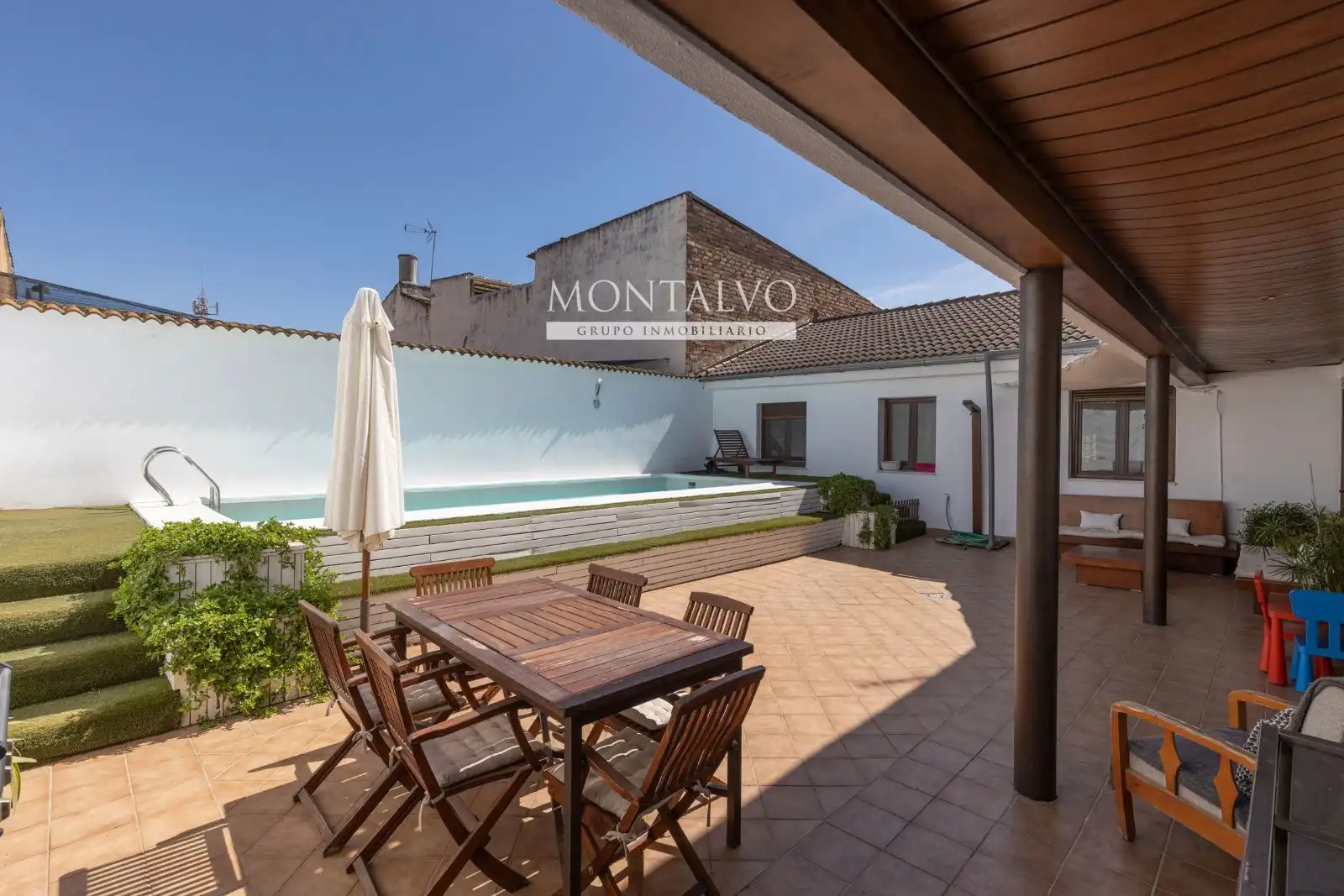 Terraza de Casa adosada en venta en Chauchina con Aire acondicionado, Calefacción y Piscina