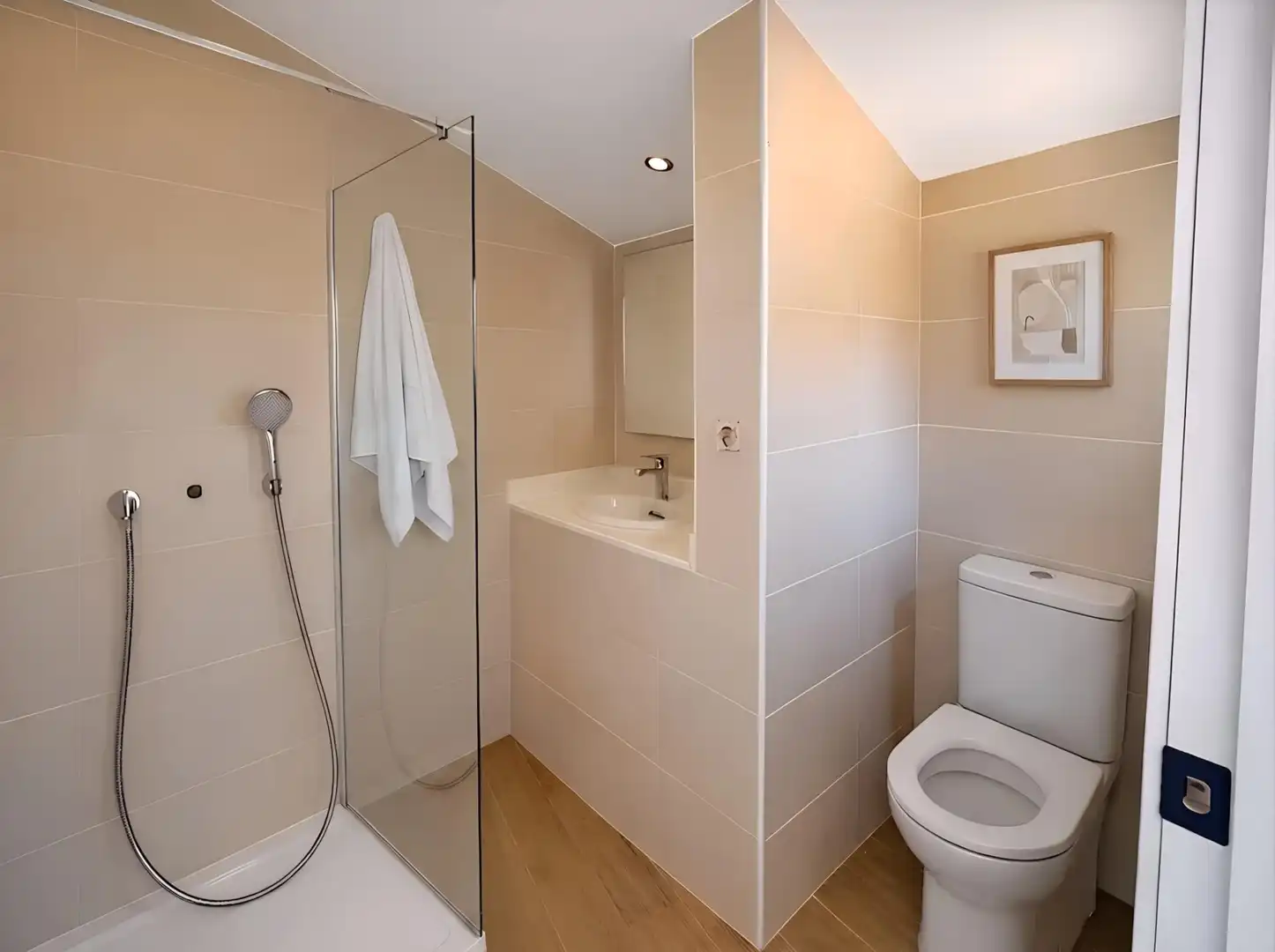 Bathroom of Duplexes for sale in Mataró  with Heating, Parquet flooring and Terrace