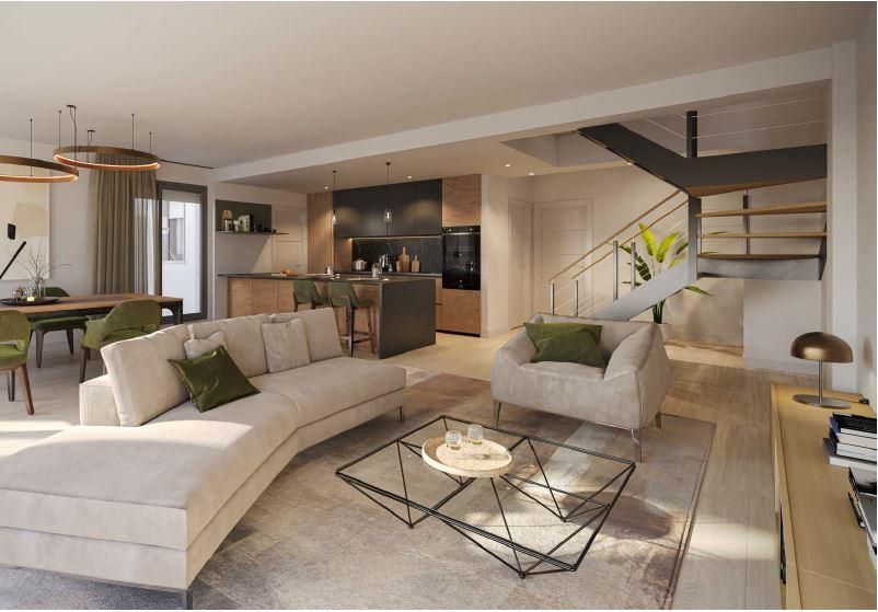 Living room of Houses for sale in Cuarte de Huerva  with Air Conditioner, Heating and Private garden