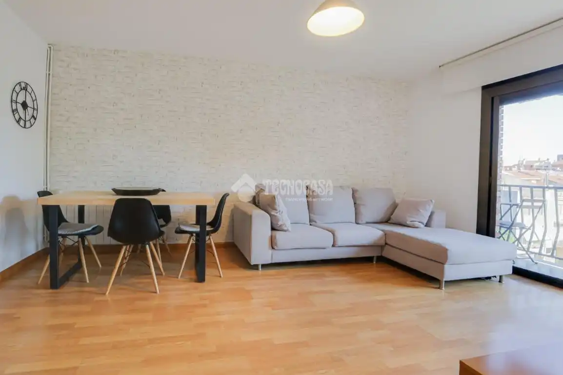 Sala d'estar de Pis en venda en Granollers amb Calefacció, Parquet i Balcó
