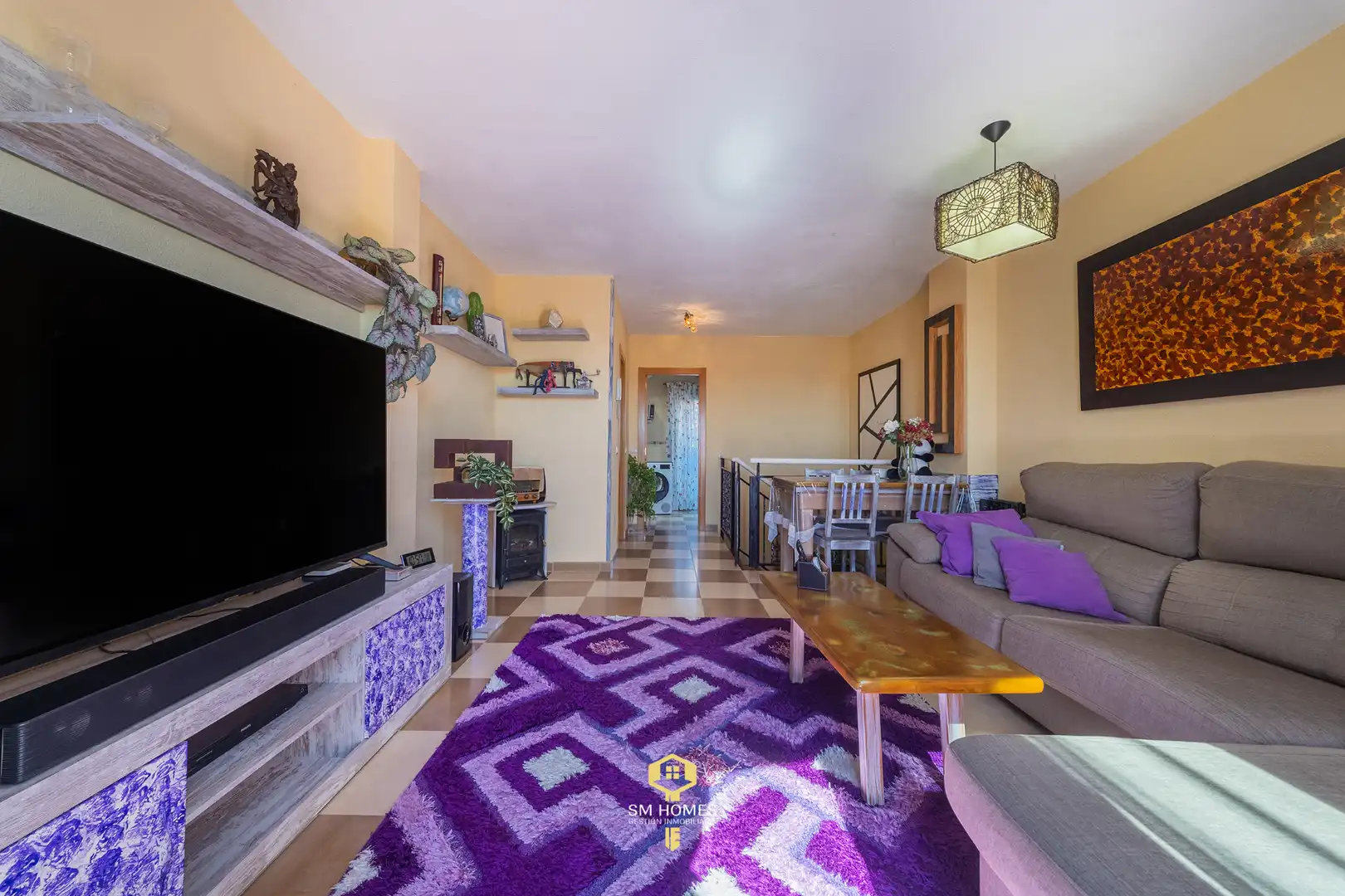 Sala de estar de Dúplex en venta en Pozo de Guadalajara con Aire acondicionado, Calefacción y Terraza