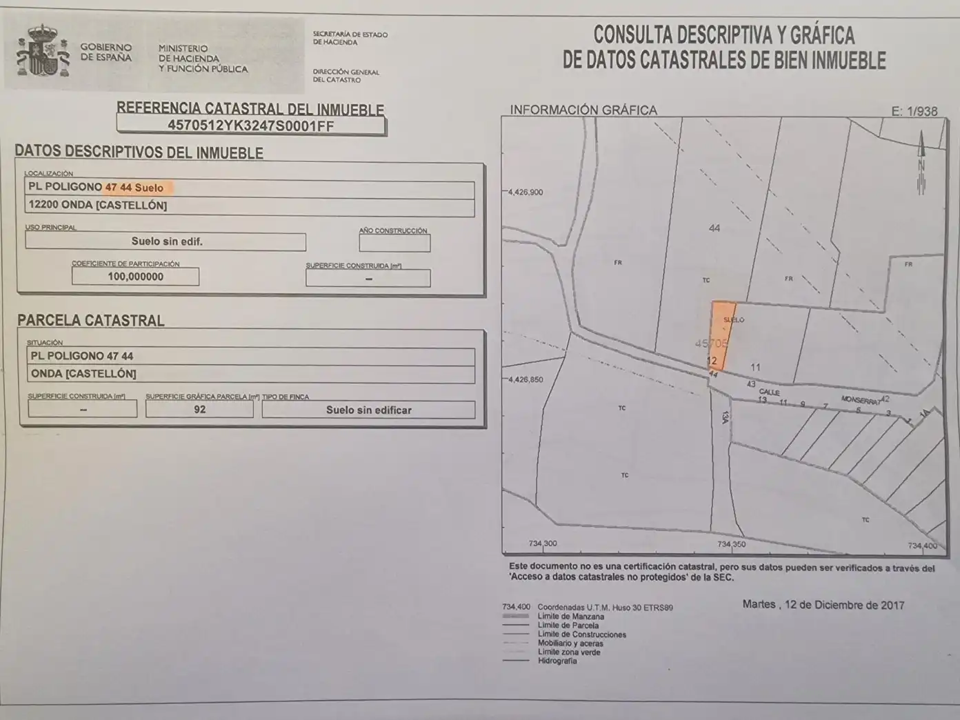 Terreno residencial en venta en Plaça poligono 47, 47, imagen 5