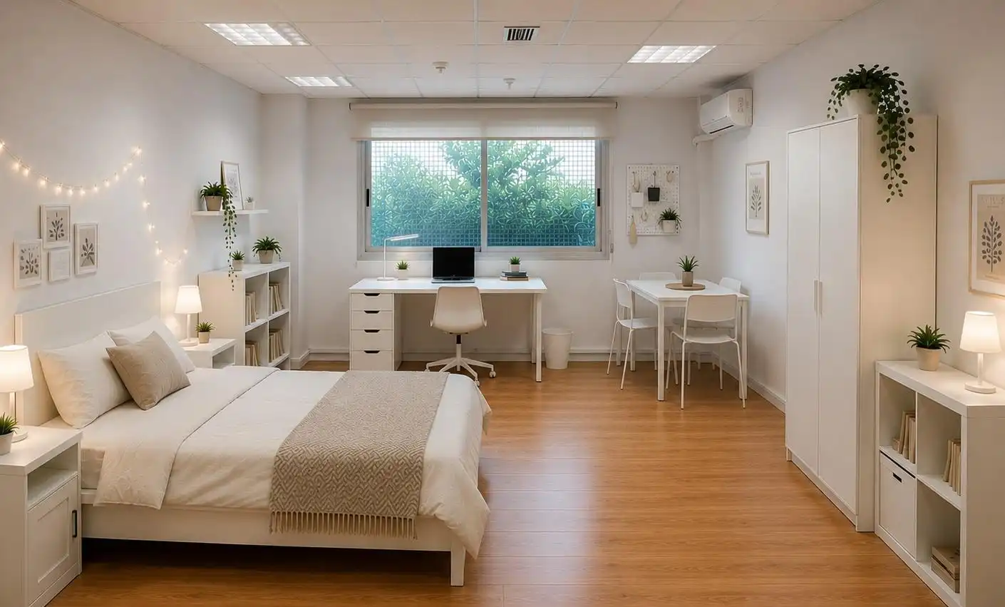Bedroom of Flat for rent in Murcia  with Air Conditioner