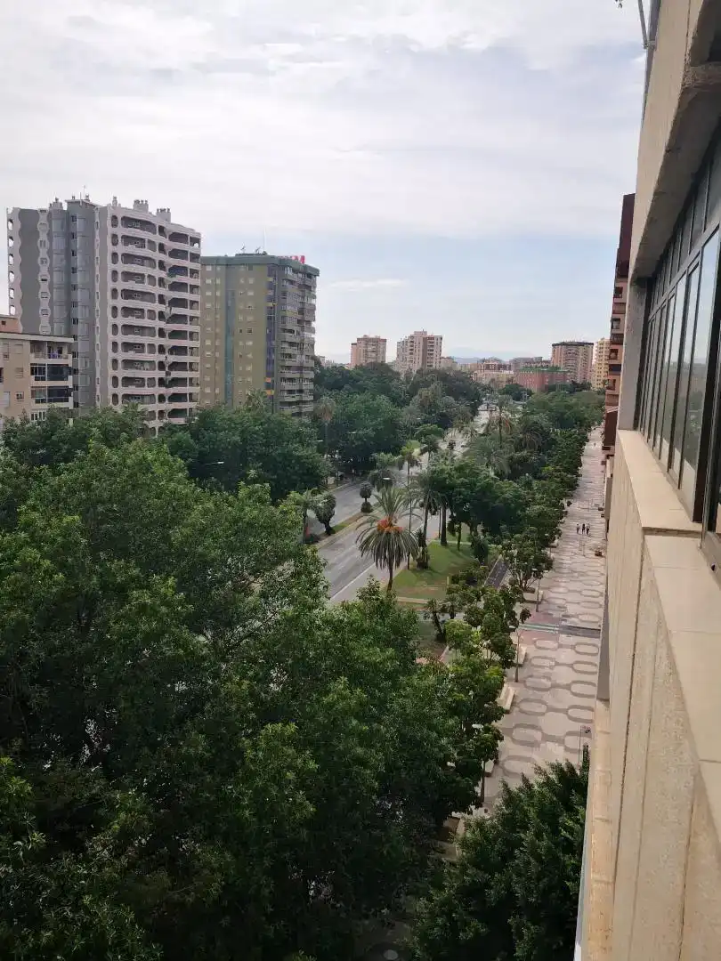 Vista exterior de Piso en venta en Málaga con Aire acondicionado, Trastero y Amueblado