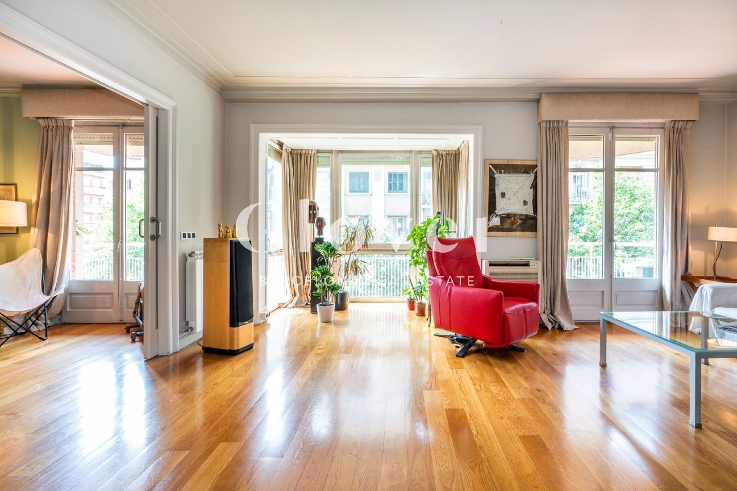 Living room of Flat for sale in  Barcelona Capital  with Air Conditioner, Heating and Terrace