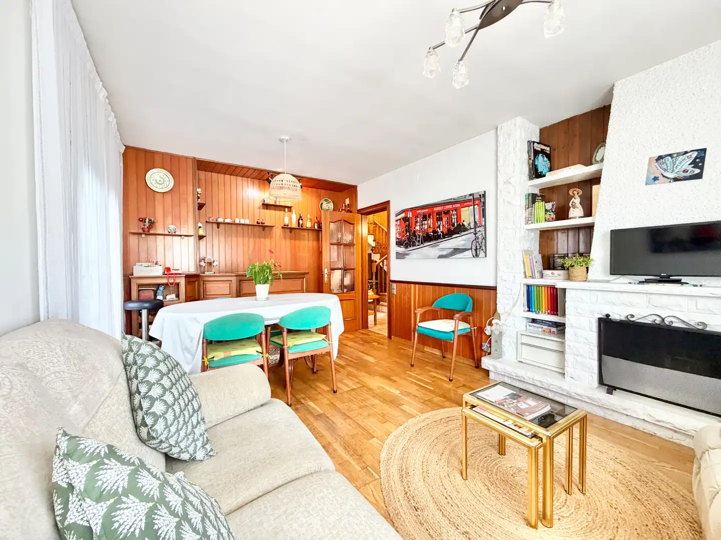 Living room of Houses for sale in Canyelles  with Air Conditioner, Heating and Private garden