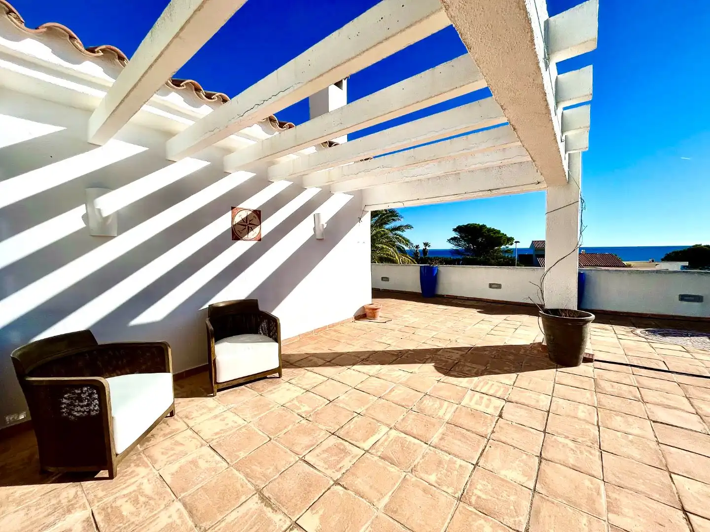 Terraza de Casa o chalet en venta en L'Ametlla de Mar  con Aire acondicionado, Terraza y Piscina