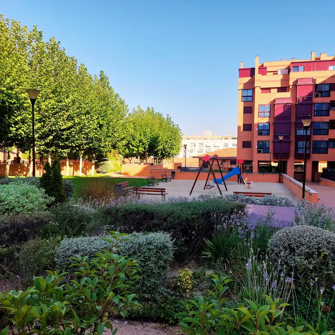 Garden of Flat for sale in Madrid  with Air Conditioner, Heating and Terrace