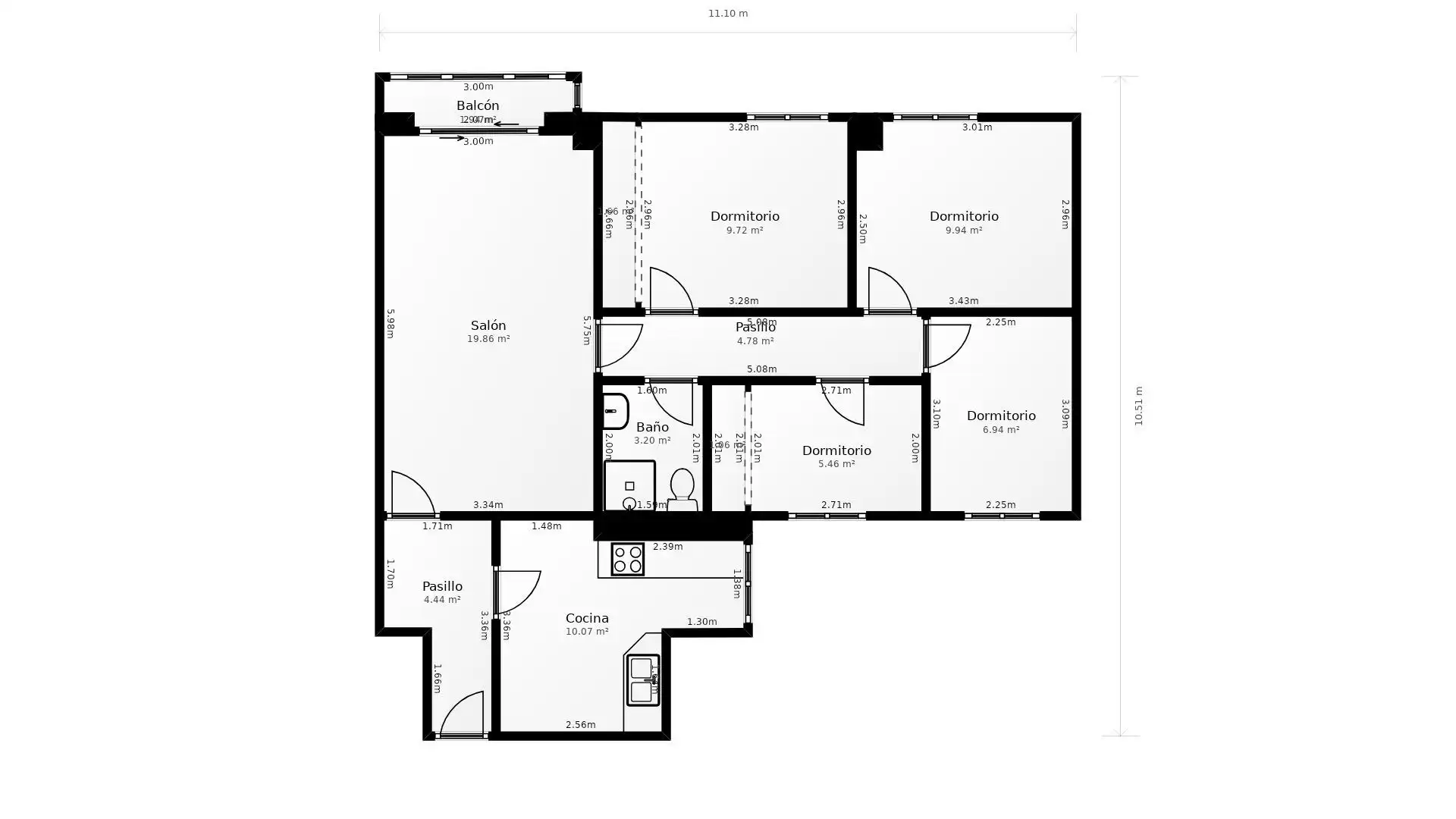 Flat for sale in Cartagena  with Air Conditioner, Heating and Terrace