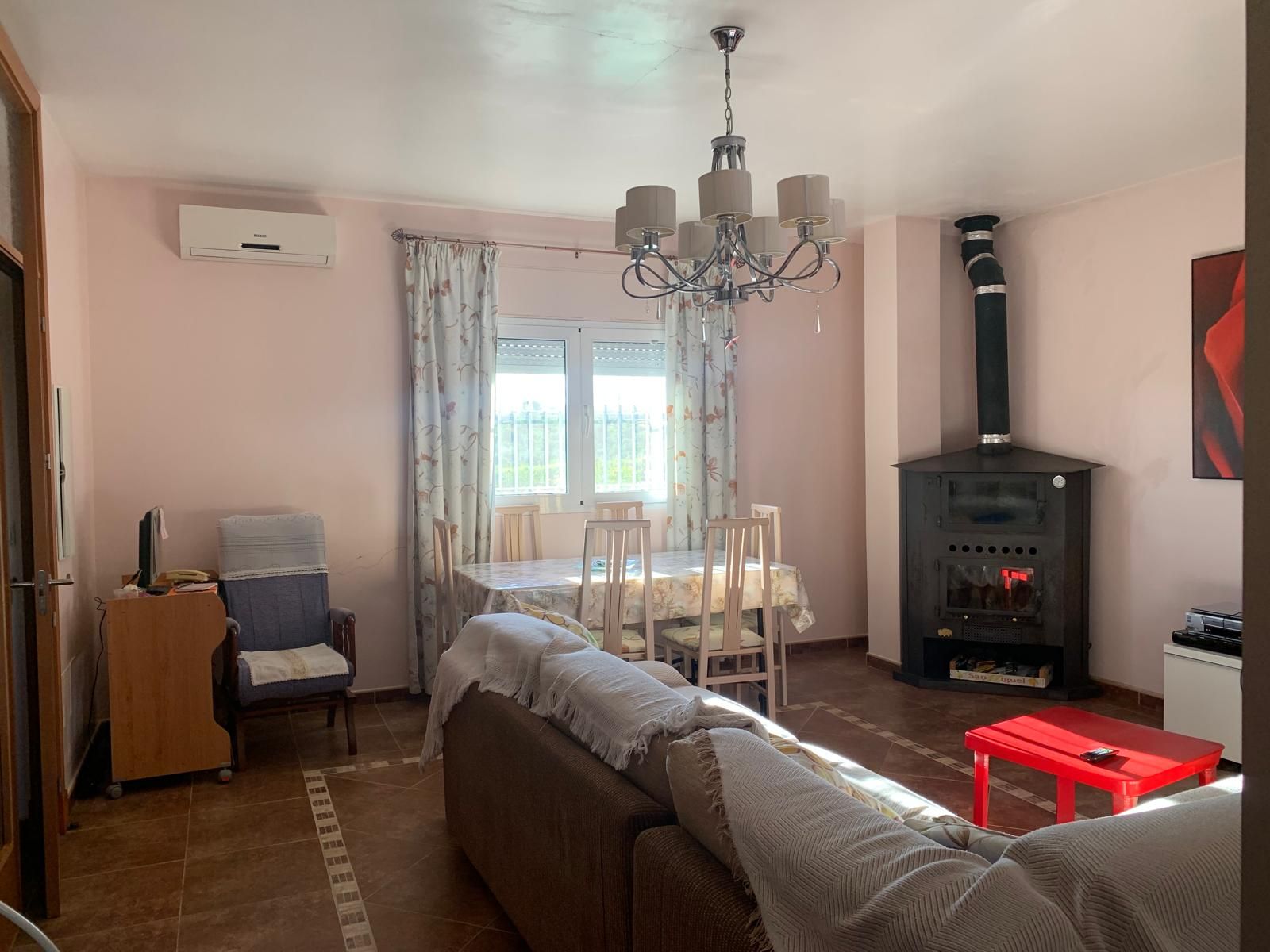Sala d'estar de Casa o xalet en venda en Málaga Capital amb Aire condicionat, Jardí privat i Terrassa