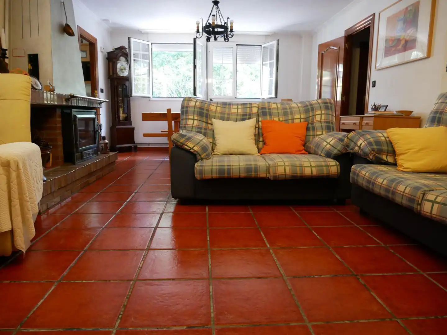 Sala de estar de Casa o chalet en venta en Arrankudiaga / Zollo con Calefacción, Jardín privado y Terraza
