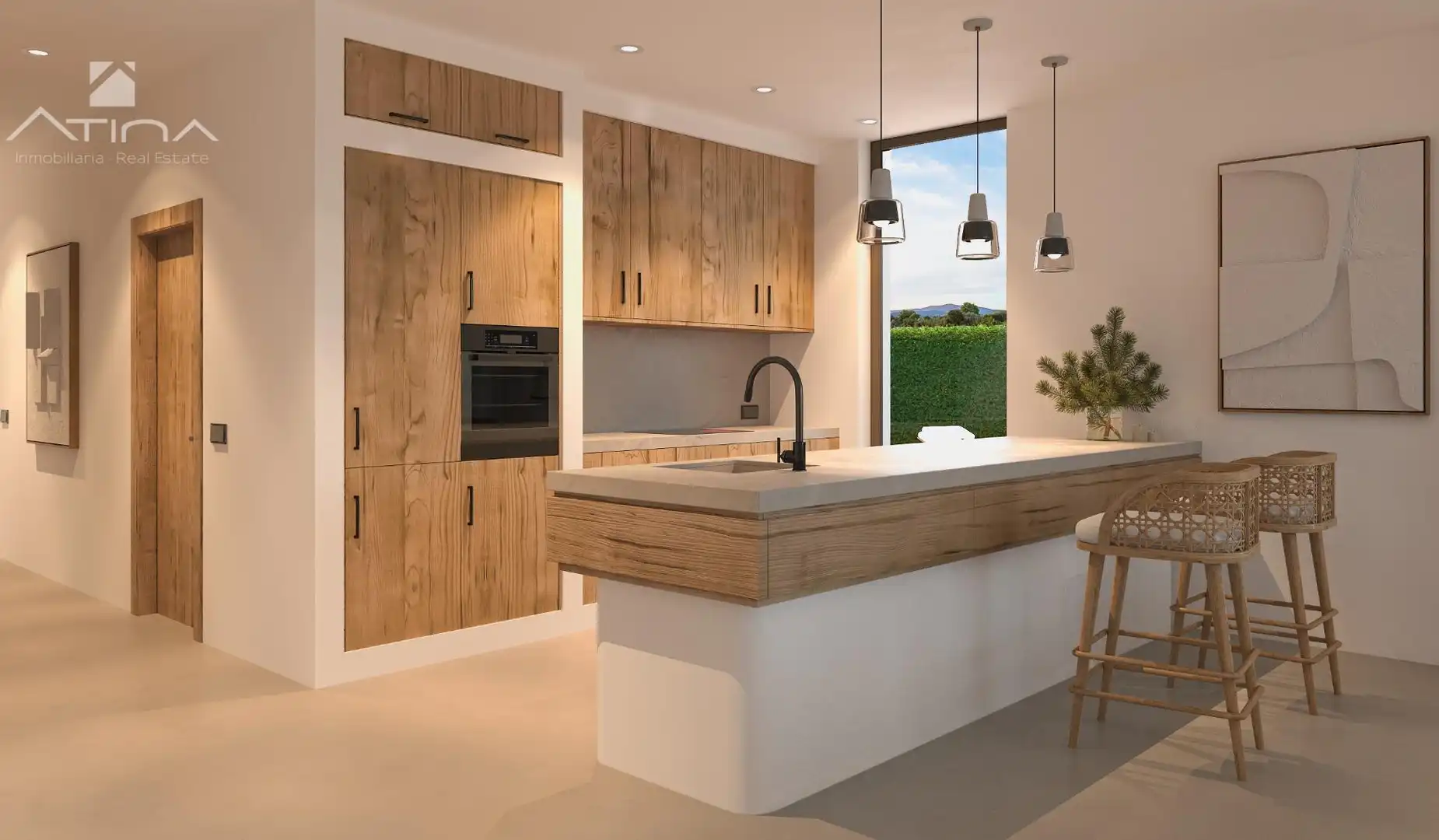 Cocina de Casa o chalet en venta en Jávea / Xàbia con Aire acondicionado, Jardín privado y Terraza