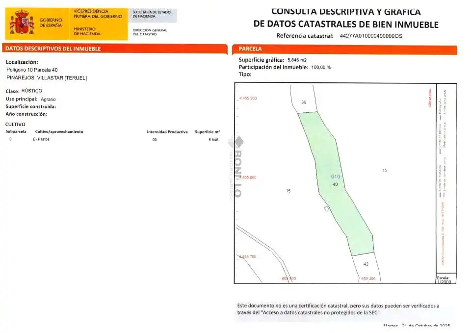 Residencial en venta en PARTIDA REPULLESA Y VARIAS MÁS, Villastar