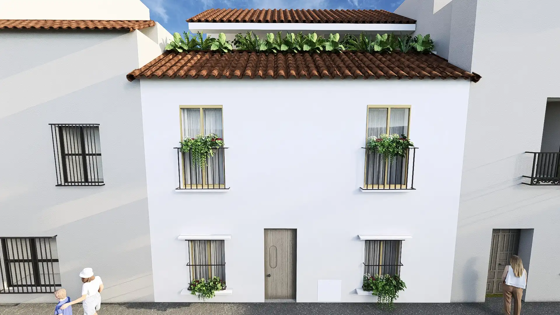 Maison mitoyenne avec terrasse à vendre à Estepona Pueblo, imagen 30