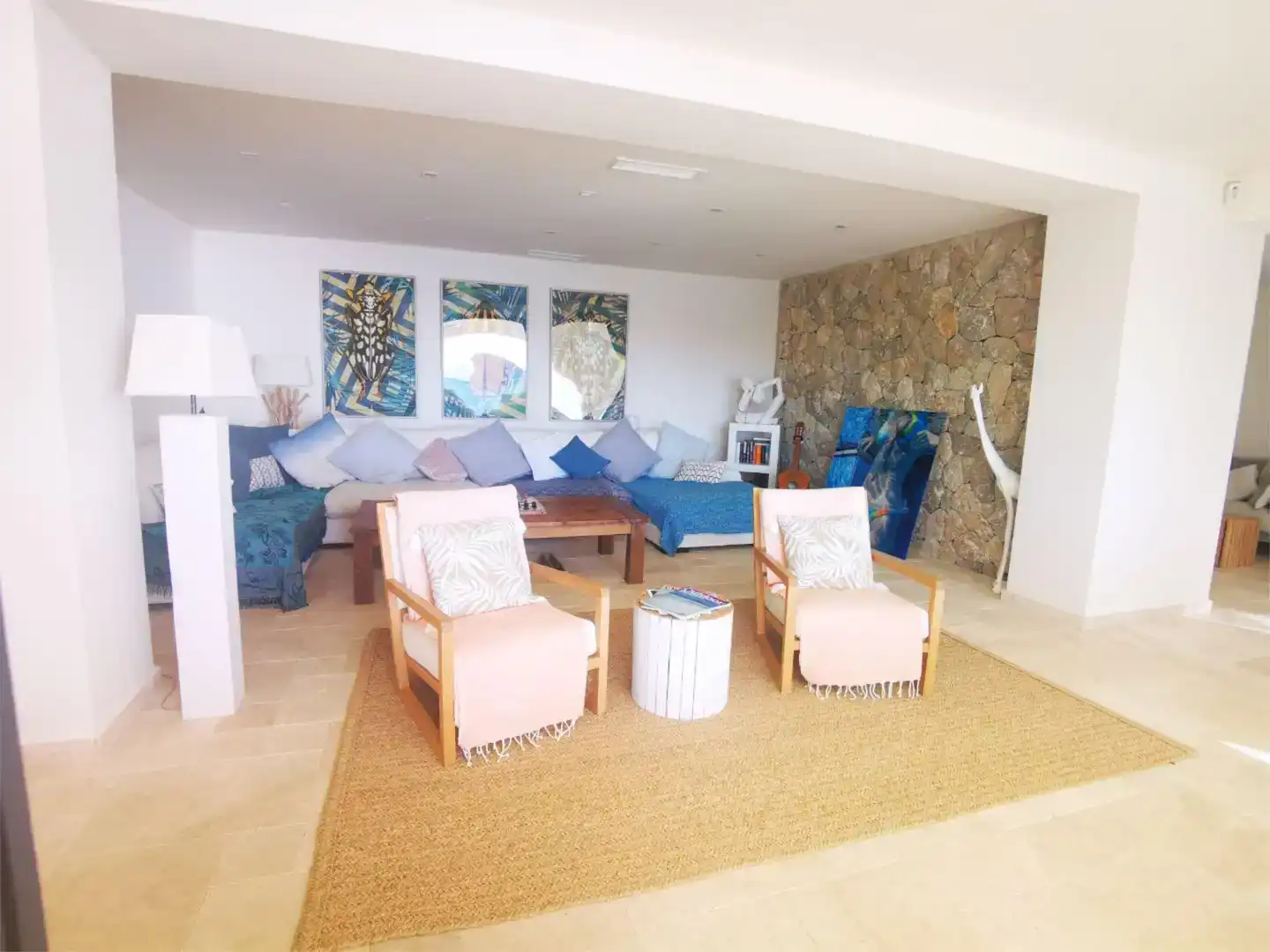 Living room of Houses for sale in Andratx  with Air Conditioner and Swimming Pool