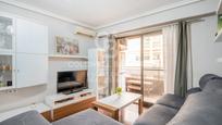 Living room of Flat for sale in  Valencia Capital  with Air Conditioner, Terrace and Balcony