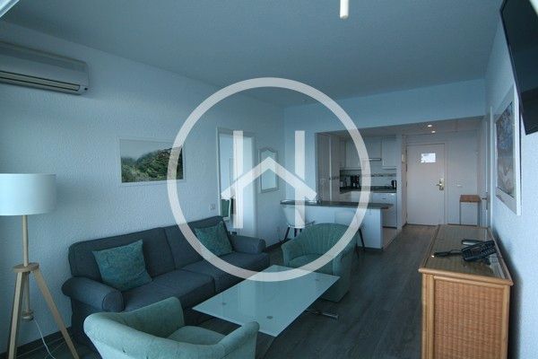 Living room of Flat for sale in Puerto de la Cruz  with Swimming Pool, Furnished and Balcony