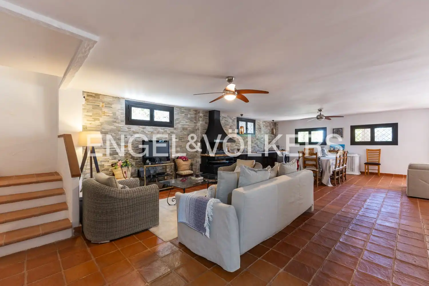 Living room of Houses for rent in Riba-roja de Túria  with Air Conditioner, Heating and Private garden
