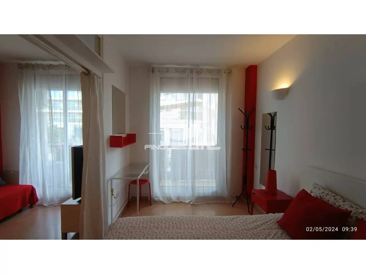 Bedroom of Study for rent in Calella  with Air Conditioner, Heating and Terrace