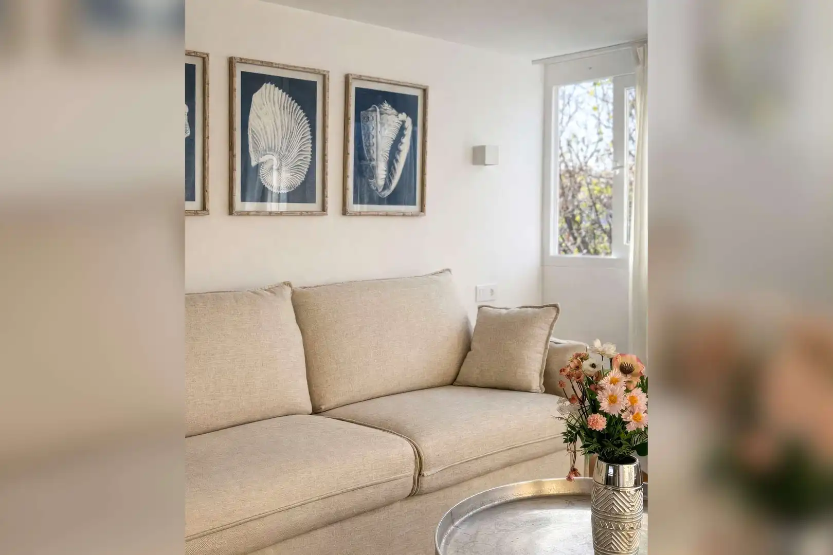 Sala d'estar de Àtic en venda en  Palma de Mallorca amb Aire condicionat, Terrassa i Moblat