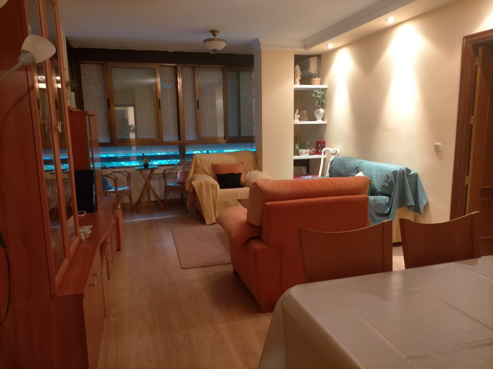 Sala d'estar de Pis de lloguer en Ciudad Real Capital amb Aire condicionat, Calefacció i Moblat