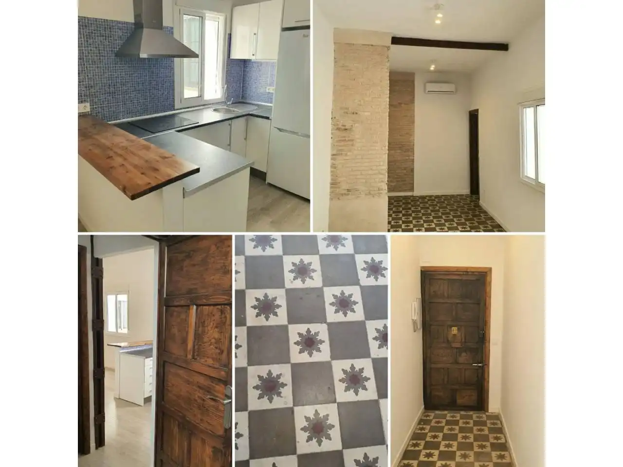 Cocina de Piso de alquiler en Sevilla con Aire acondicionado