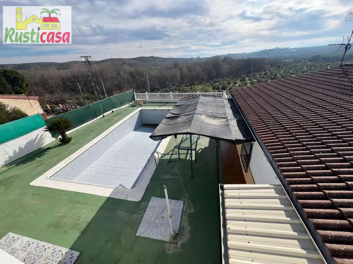 Piscina de Casa o chalet en venta en Espeluy con Aire acondicionado, Jardín privado y Terraza