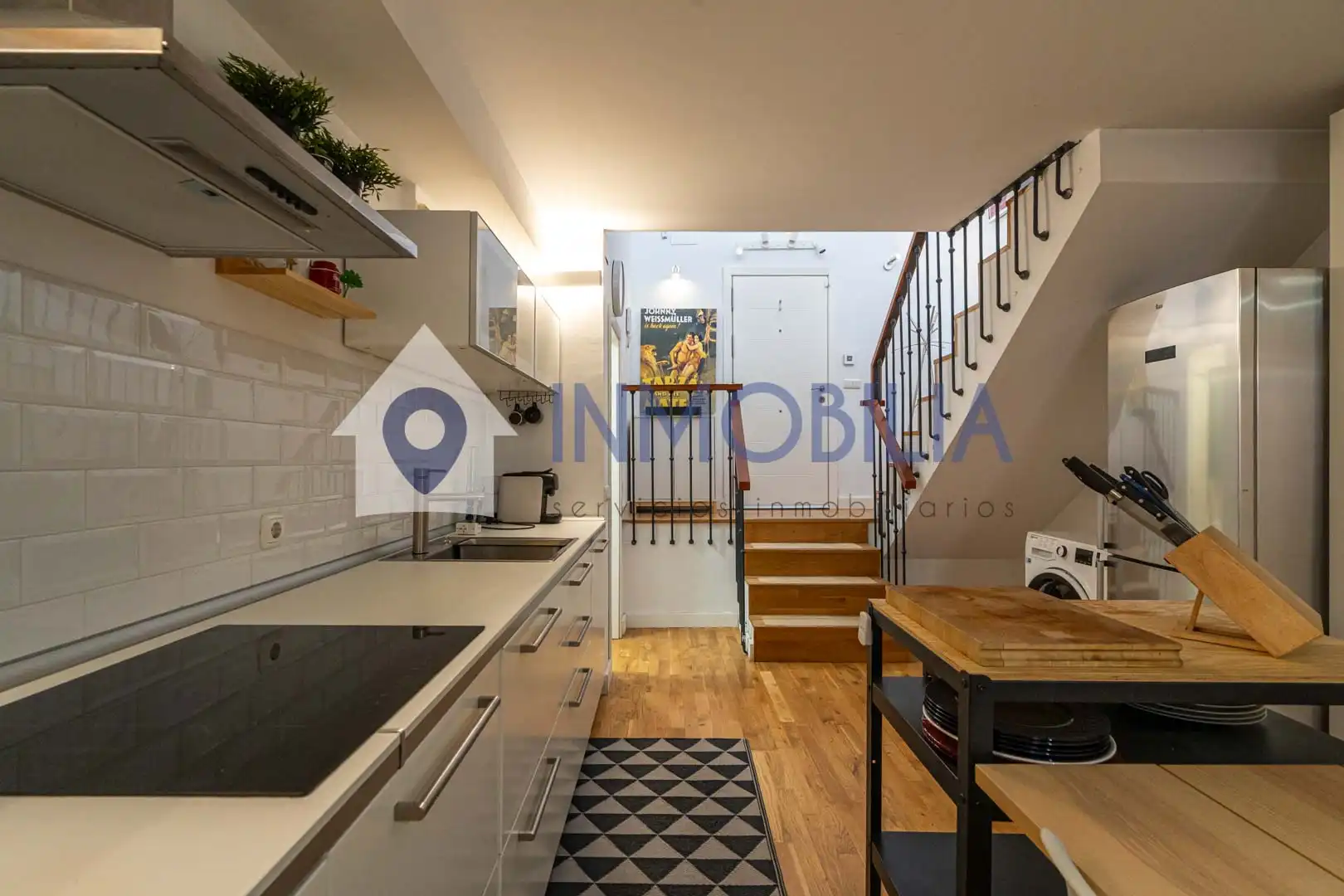 Küche von Maisonette zum Verkauf in Madrid mit Klimaanlage, Heizung und Terrasse