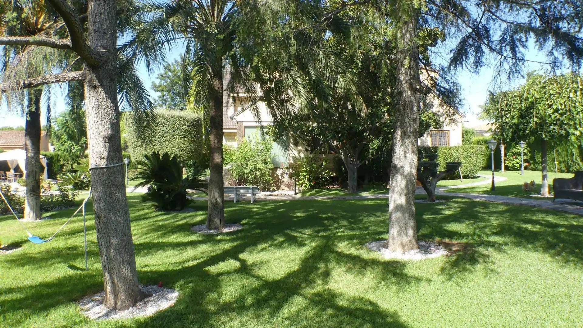 Jardín de Casa o chalet en venta en Godella con Aire acondicionado, Calefacción y Jardín privado