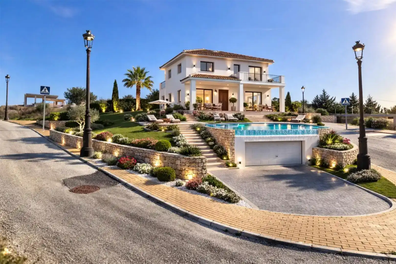 Vista exterior de Casa o chalet en venta en Arriate con Piscina y Balcón