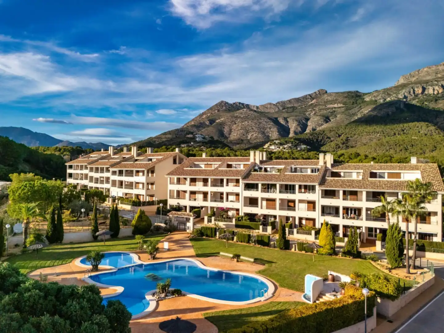 Exterior view of Flat for sale in Altea  with Swimming Pool