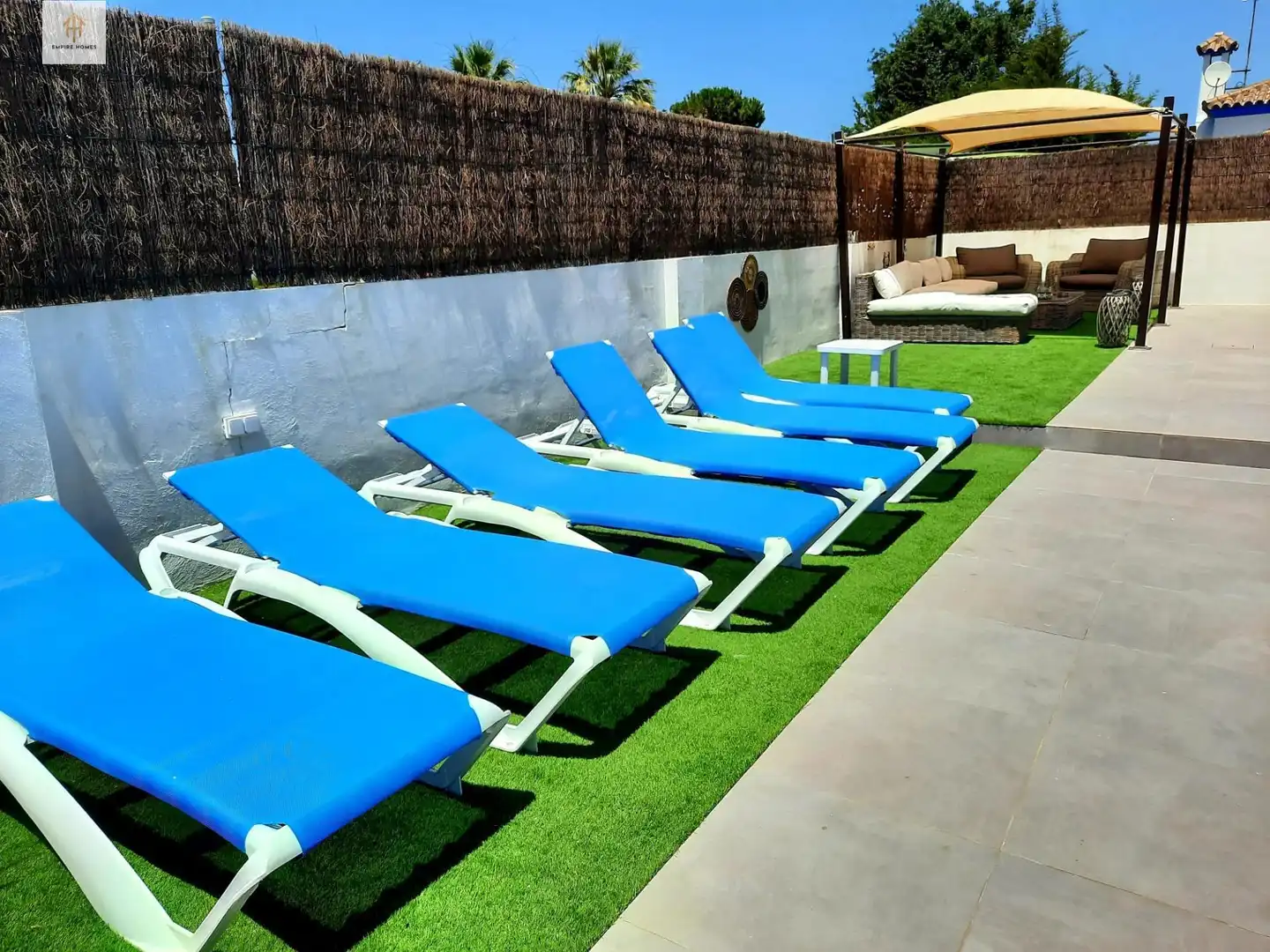 Terraza de Casa o chalet de alquiler en Chiclana de la Frontera con Aire acondicionado, Trastero y Piscina