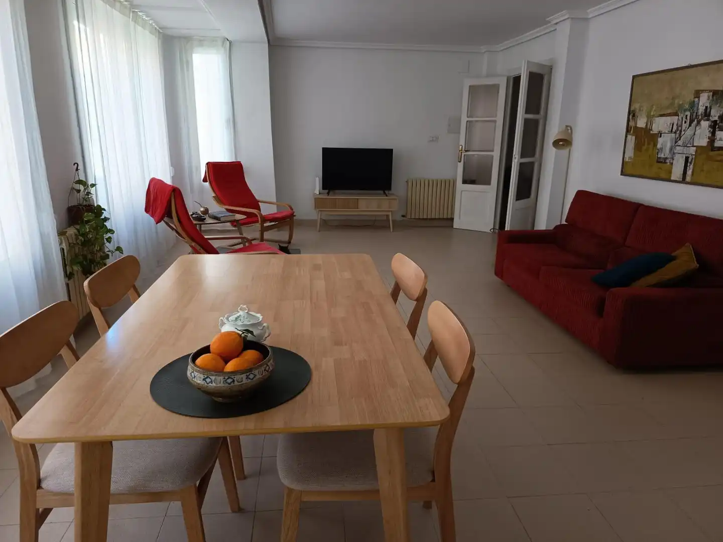 Sala de estar de Piso en venta en Castellón de la Plana / Castelló de la Plana con Calefacción y Trastero