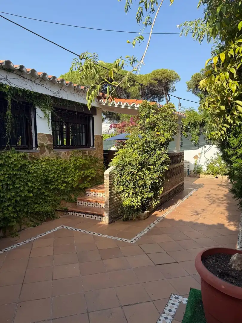 Jardín de Casa o chalet de alquiler en Punta Umbría con Aire acondicionado, Jardín privado y Terraza