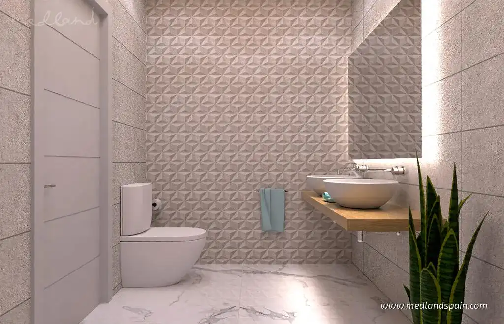 Baño de Casa o chalet en venta en Rojales con Jardín privado, Terraza y Piscina