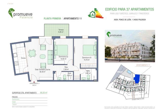 Apartamento en Venta en Calle Ponce de León, 1 en Allende el Río