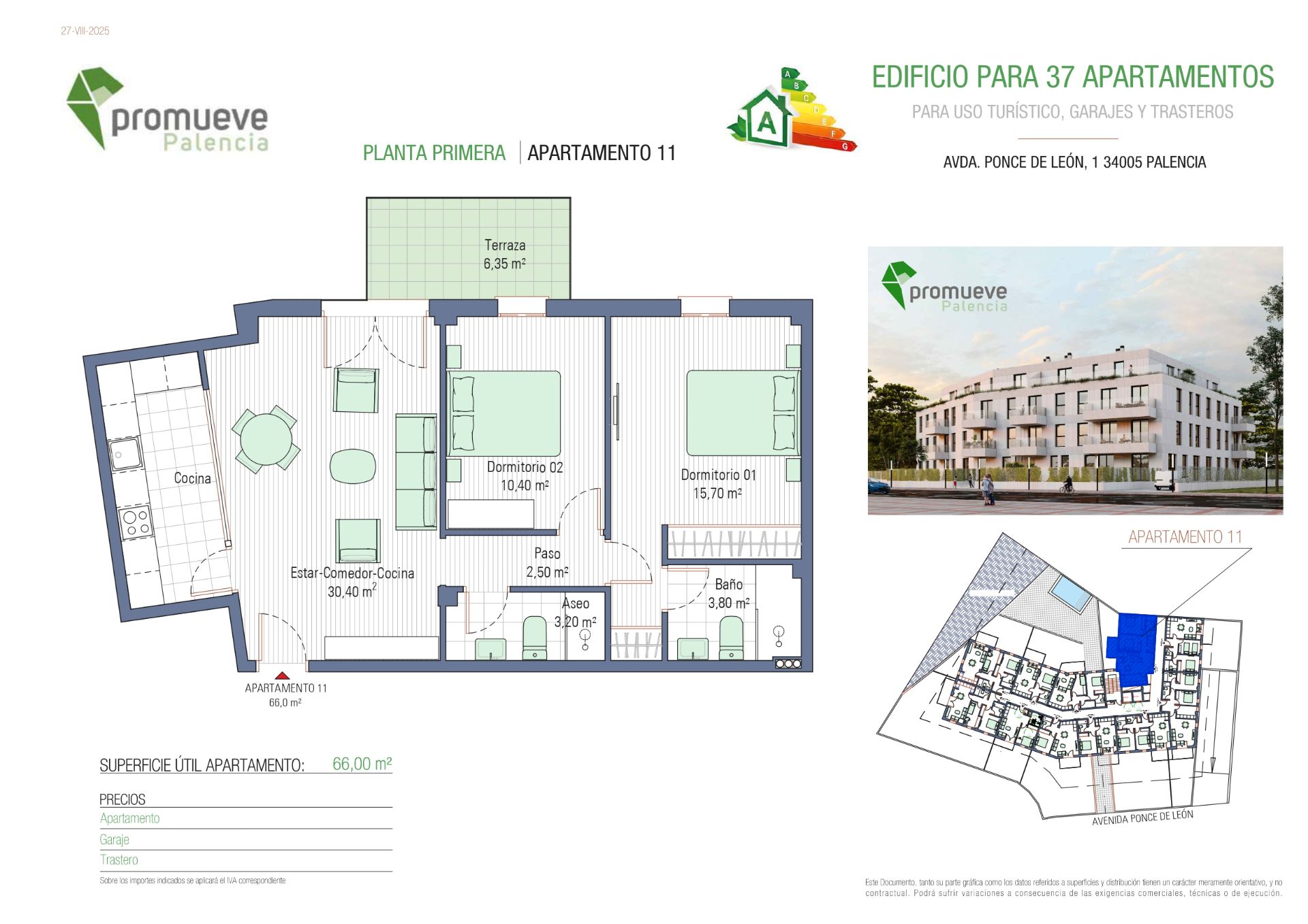 Apartament en venda en Palencia Capital amb Terrassa i Piscina