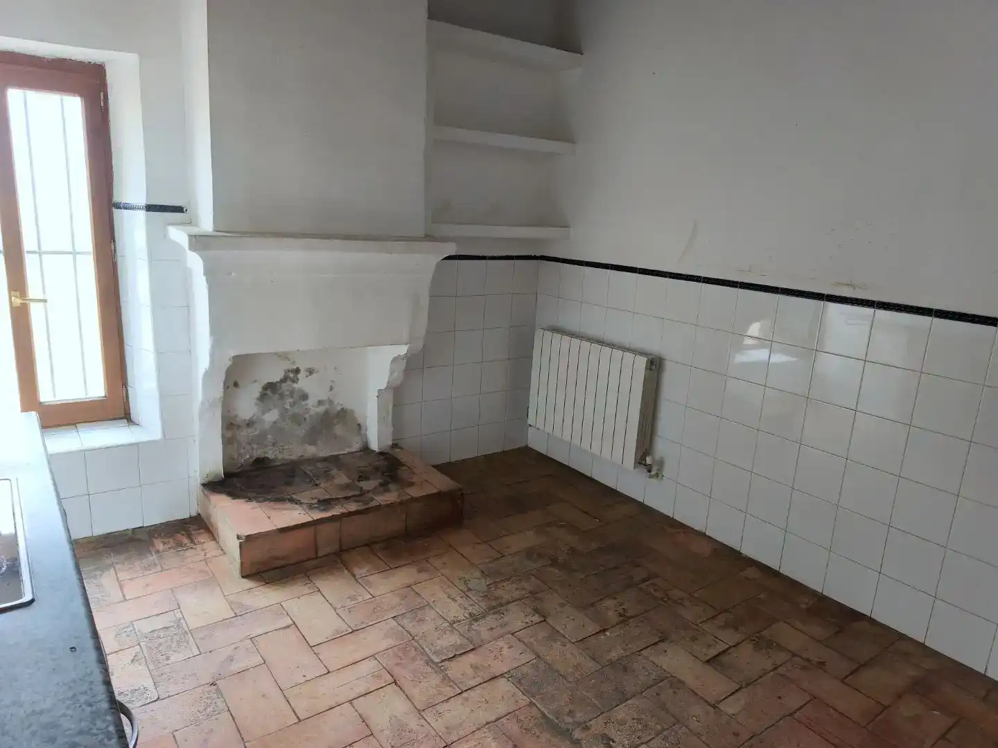 Cocina de Casa o chalet en venta en Torrecaballeros con Jardín privado, Horno y Balcón