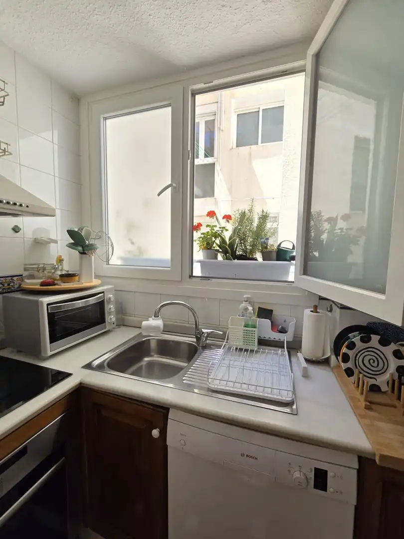 Kitchen of Flat for sale in Málaga  with Air Conditioner, Heating and Terrace