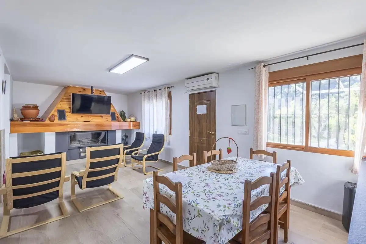 Living room of Houses for sale in Los Guájares  with Air Conditioner, Private garden and Swimming Pool
