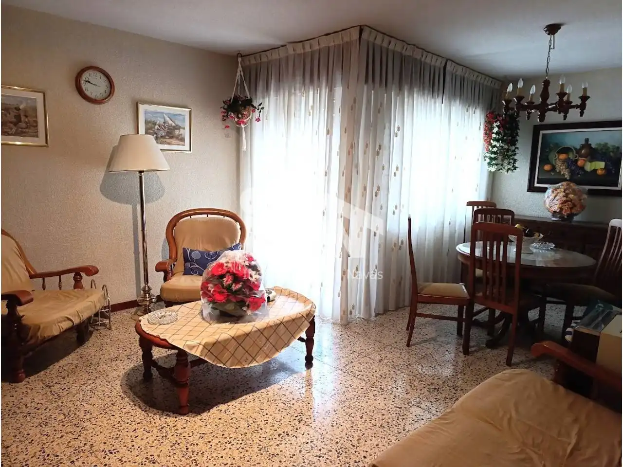 Sala de estar de Piso en venta en Las Navas del Marqués  con Calefacción, Terraza y Balcón