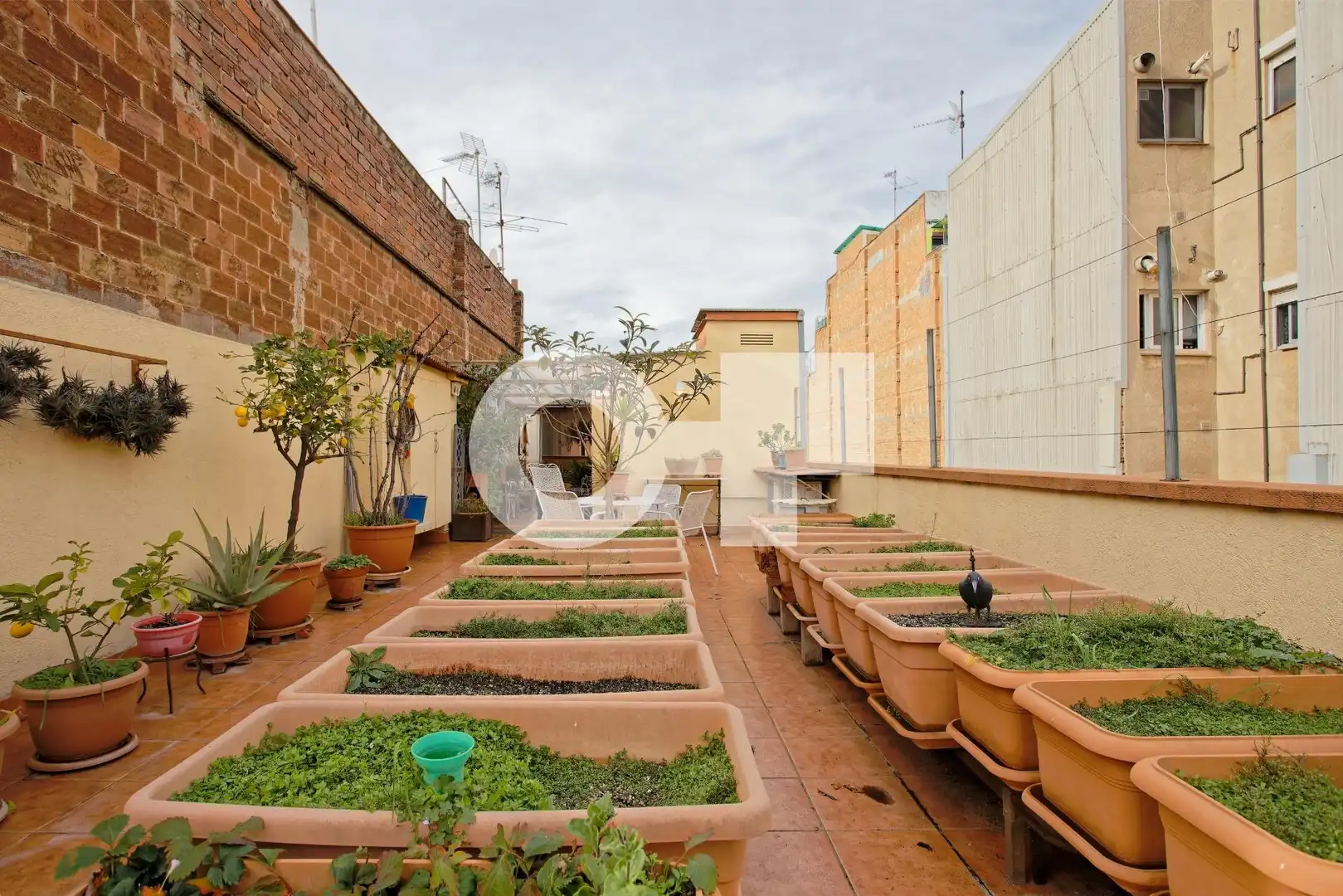 Terrace of Detached homes for sale in Sant Adrià de Besòs  with Air Conditioner, Terrace and Storage room