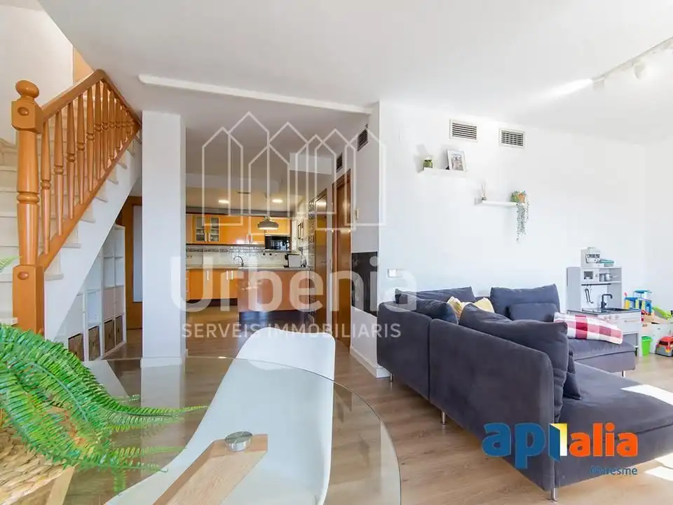 Sala de estar de Piso en venta en Pineda de Mar con Calefacción y Terraza
