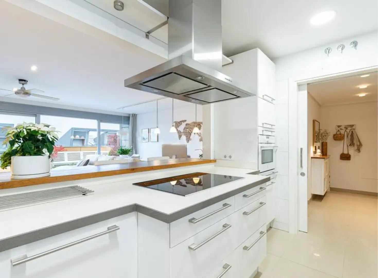 Cocina de Piso de alquiler en Majadahonda con Aire acondicionado, Calefacción y Parquet