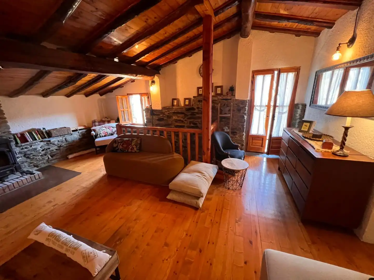Living room of Houses for sale in Vilallonga de Ter  with Furnished