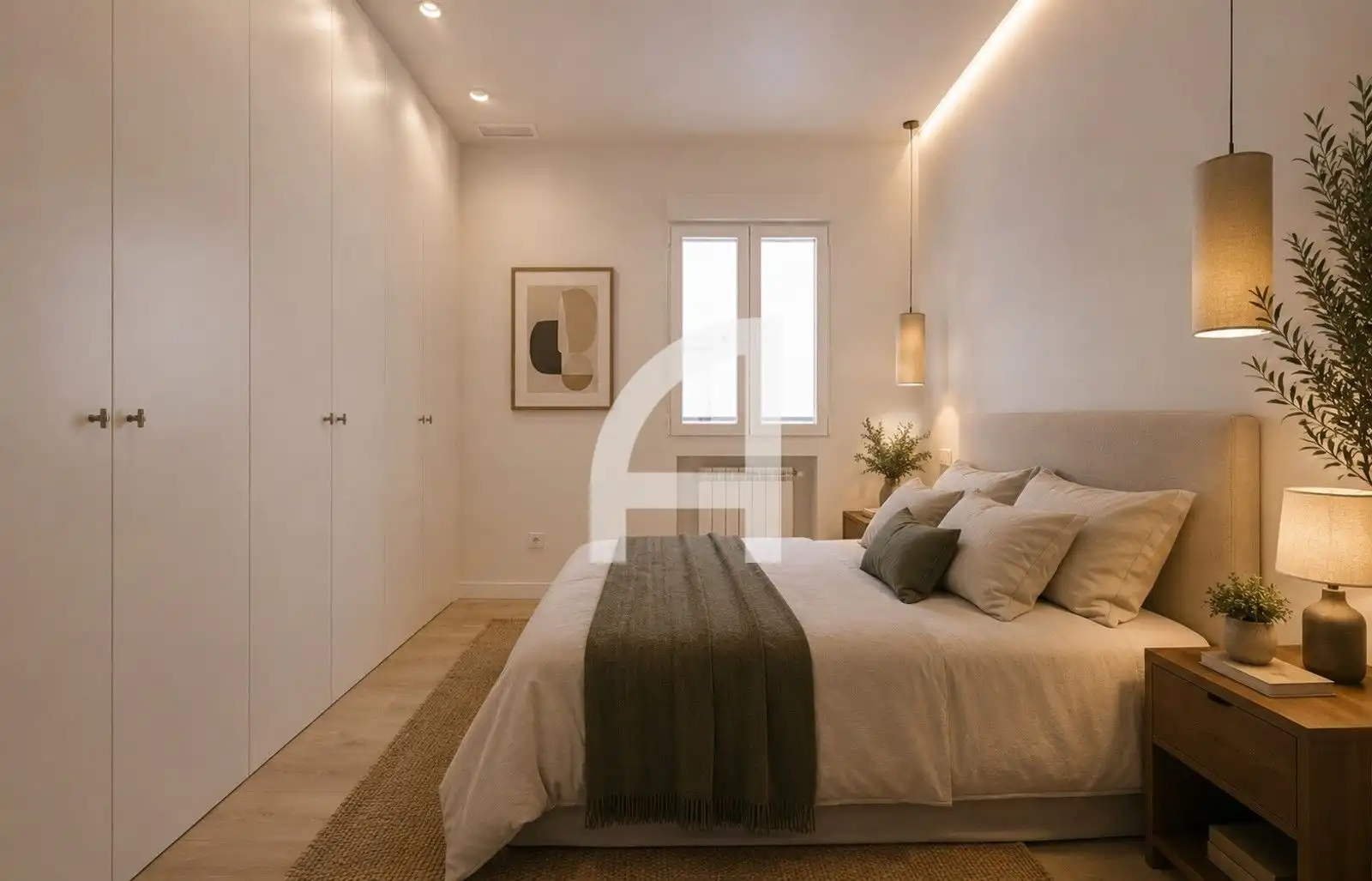 Schlafzimmer von Wohnung zum Verkauf in Madrid mit Klimaanlage, Heizung und Terrasse