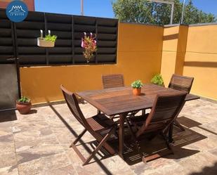 Terrace of Single-family semi-detached for sale in Ciudad Real Capital  with Air Conditioner and Swimming Pool