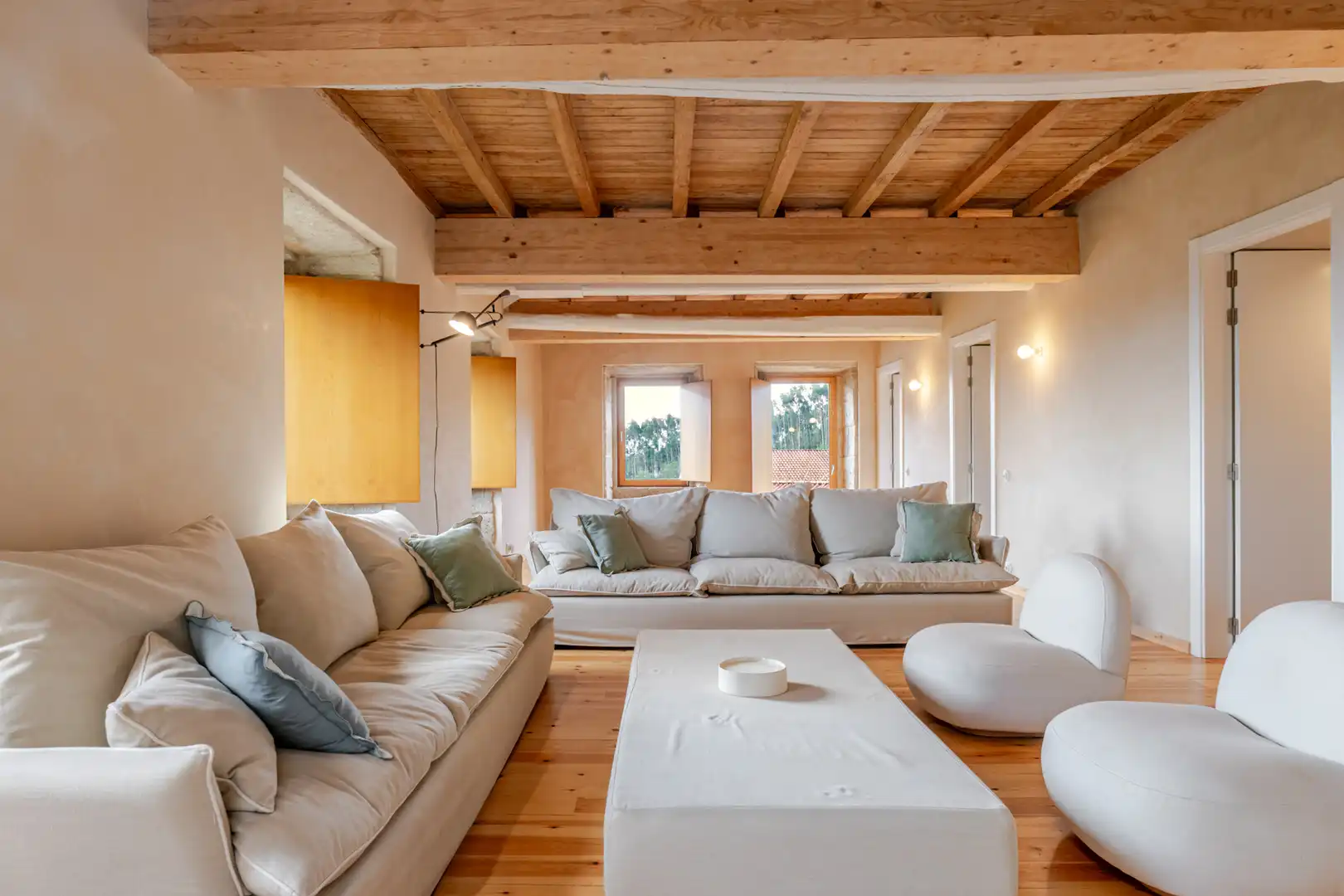Living room of Country homes for sale in Poio  with Swimming Pool and Furnished
